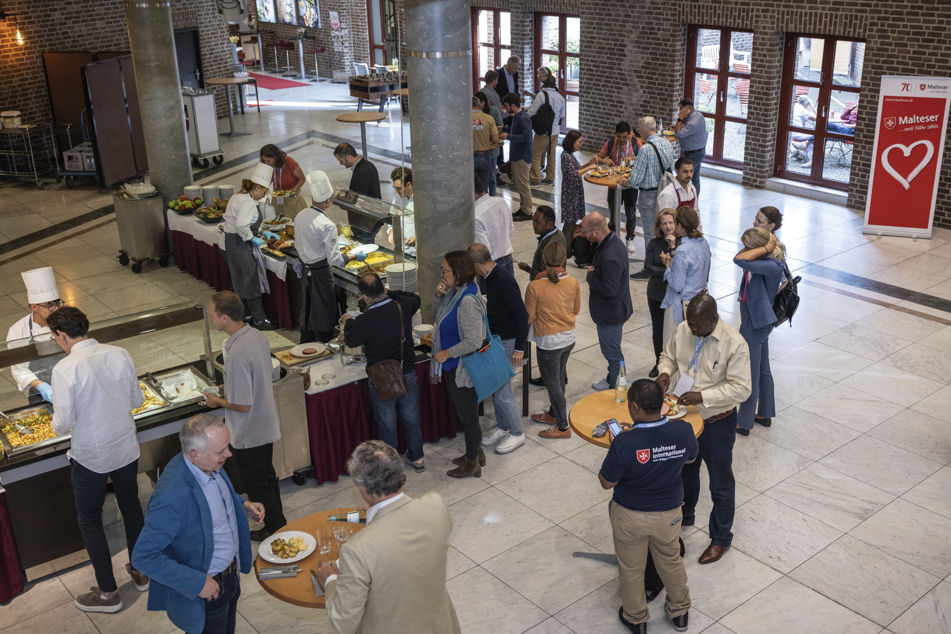 70 Jahre Malteser - Mittagessen im Maternushaus