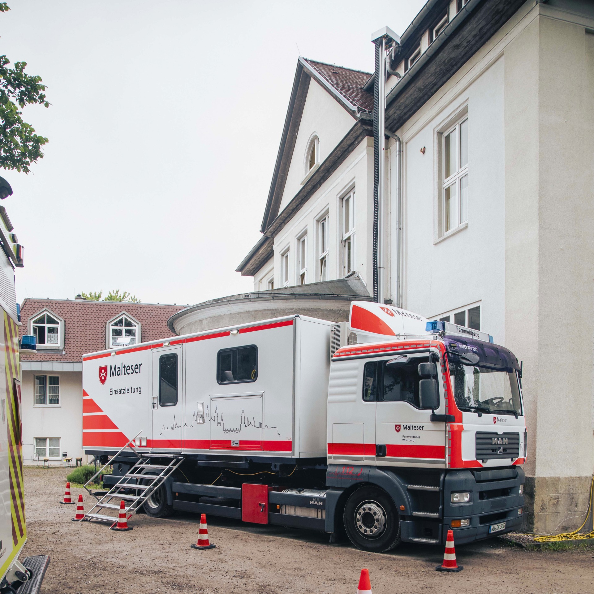 Malteser Einsatzleitung auf dem Katholikentag 2024 in Erfurt