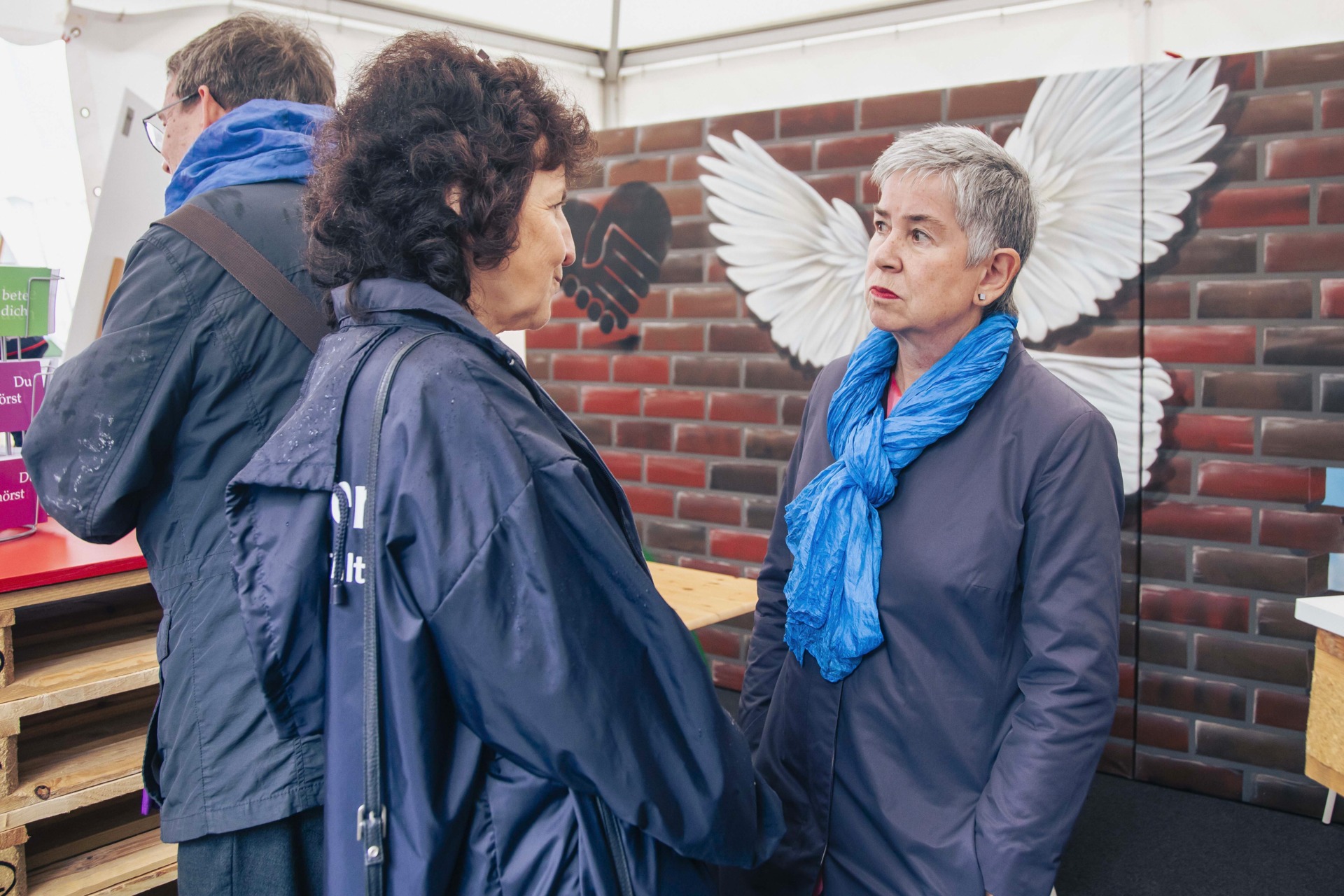 Malteser Stand auf der Kirchenmeile des Katholikentags 2024